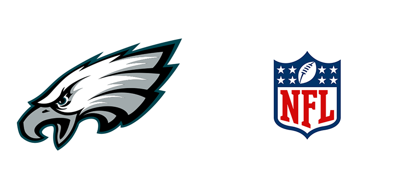 Philadelphia Eagles Metallic Team Car Emblem