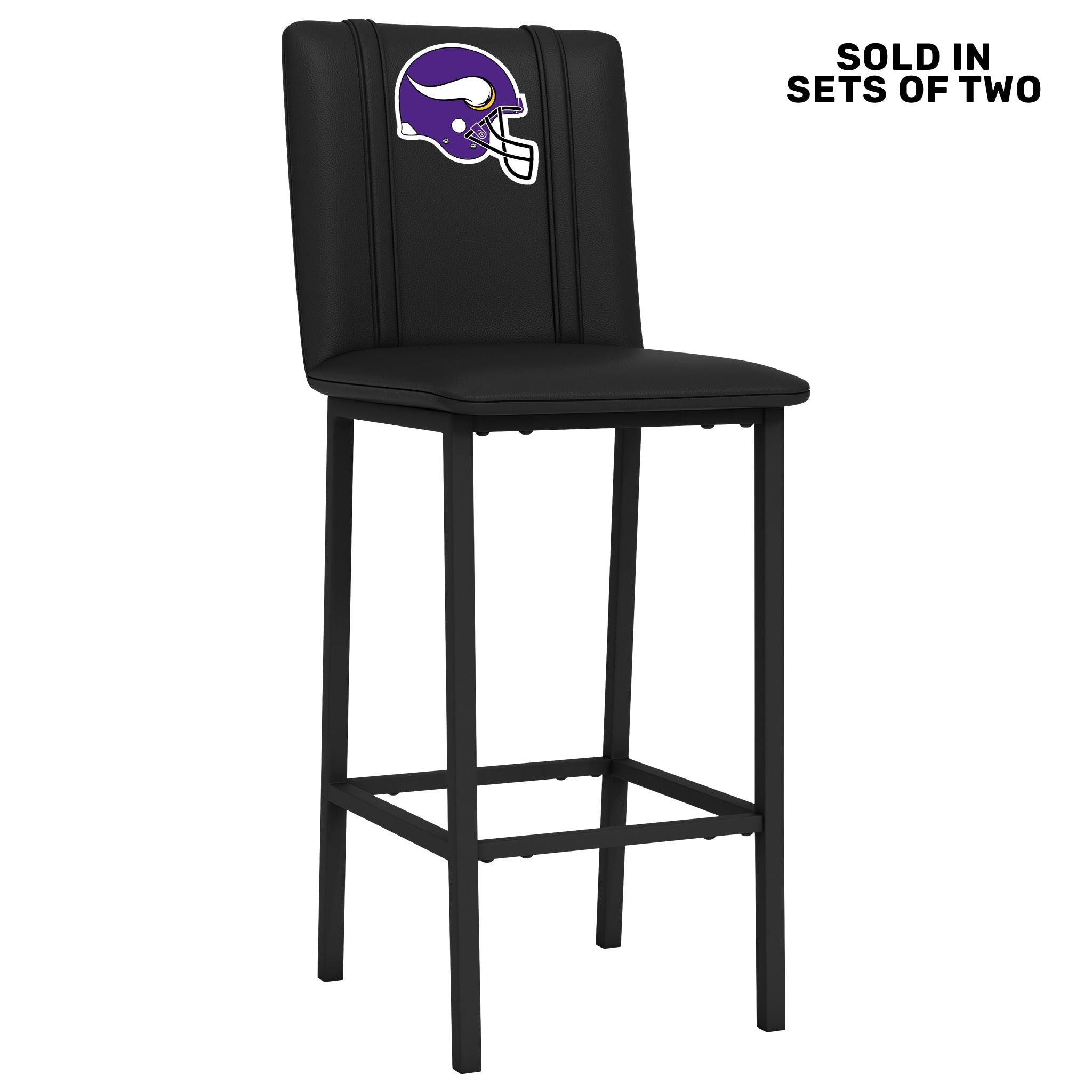 Bar Stool 500 Counter Height with Minnesota Vikings Helmet Logo Set of –  Zipchair