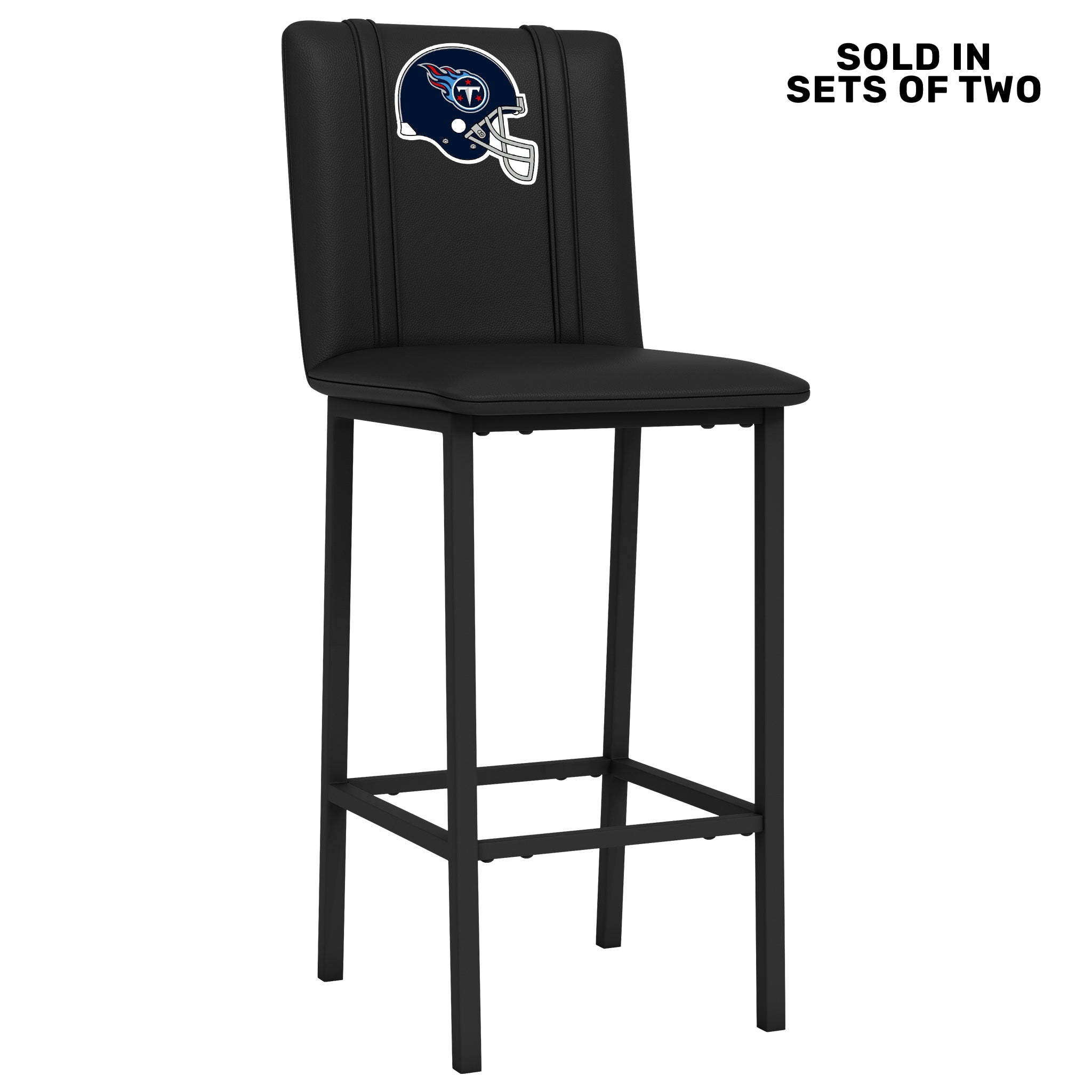 Bar Stool 500 with Tennessee Titans Helmet Logo Set of 2 – Zipchair