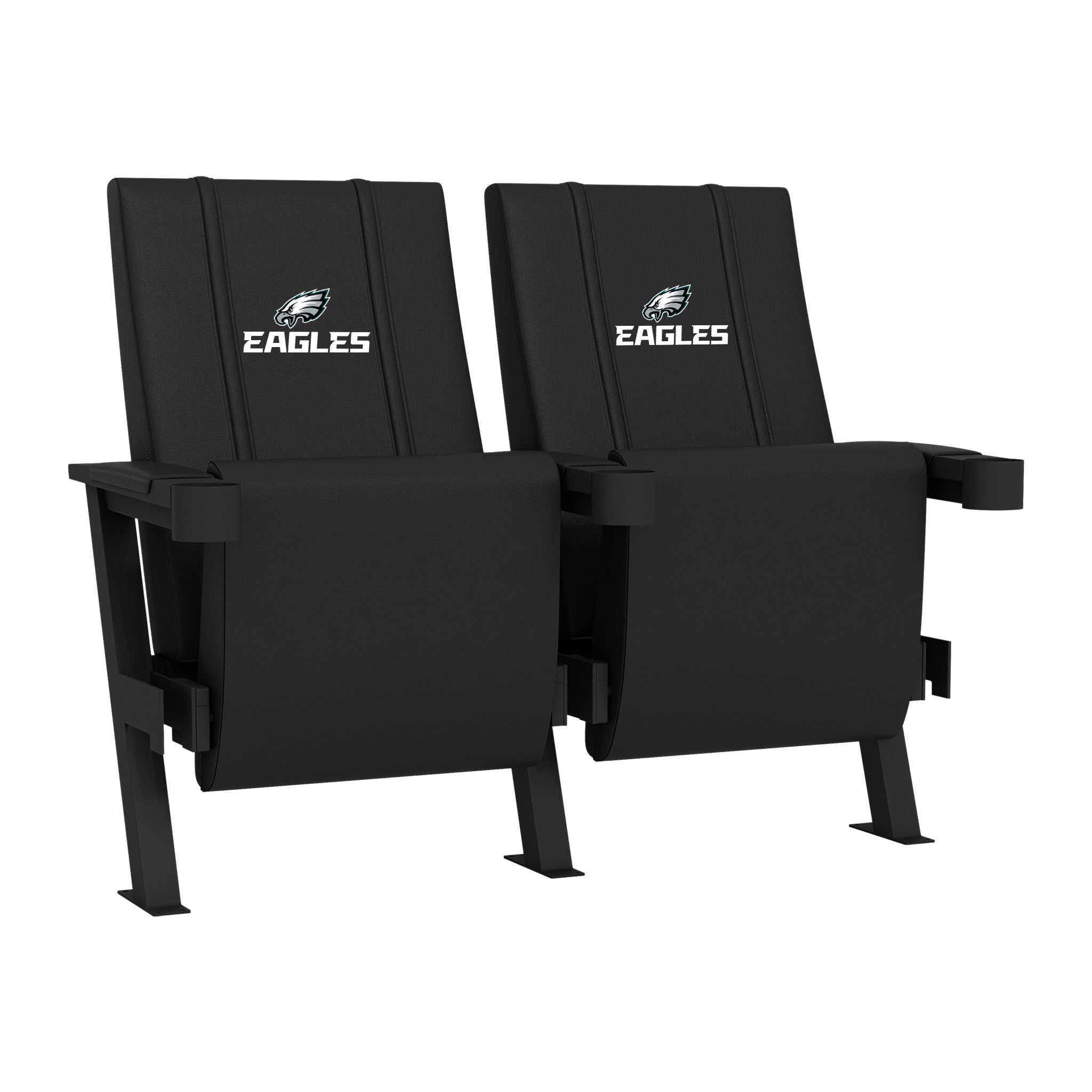 DreamSeat Stealth Recliner with Dallas Cowboys Primary Logo in Black