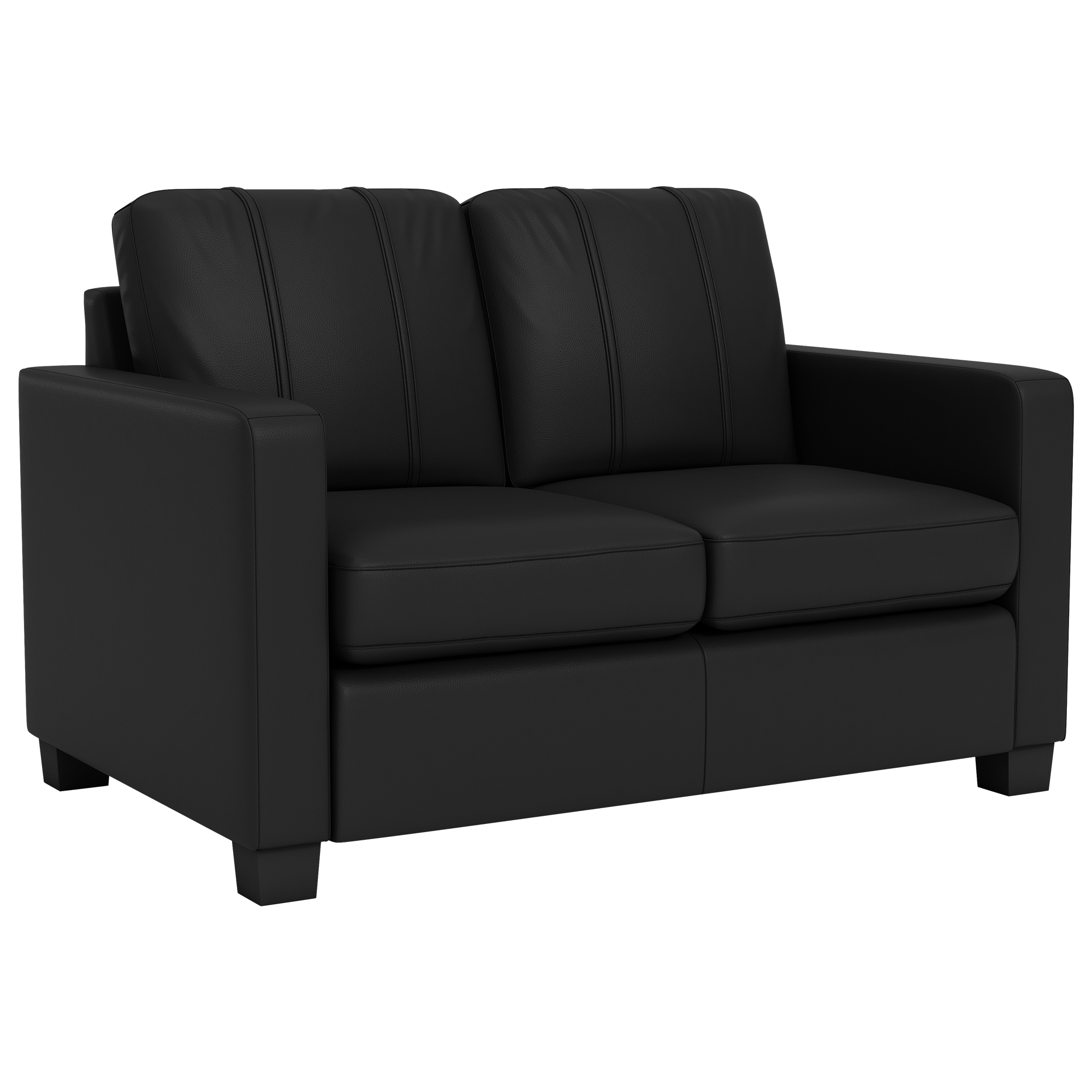 Dyno Stationary Loveseat with Philadelphia 76ers GC All White [CAN ONLY BE SHIPPED TO PENNSYLVANIA]