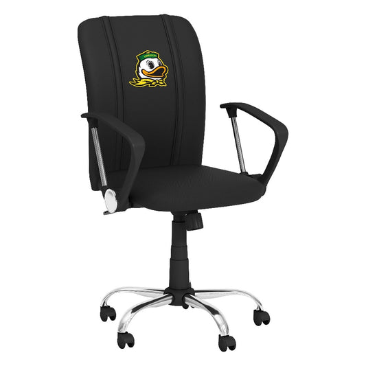 Curve Task Chair with Oregon Ducks Mascot Logo