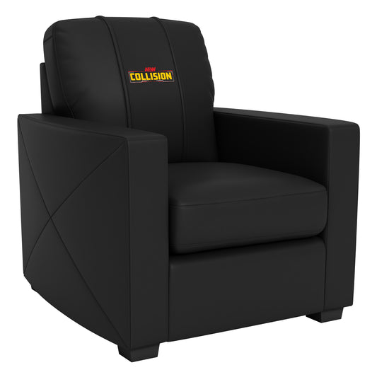 Silver Club Chair with  All Elite Wrestling Collision Color Logo