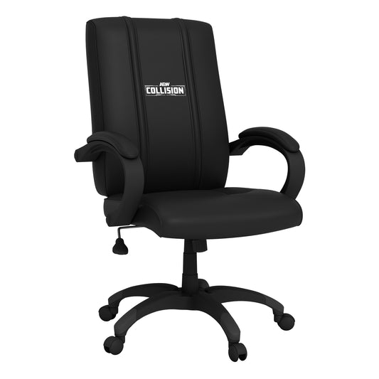 Office Chair 1000 with  All Elite Wrestling Collision White Logo