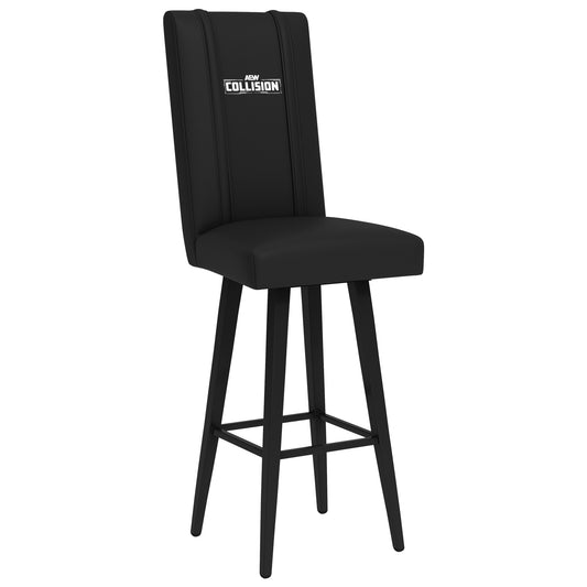 Swivel Bar Stool 2000 with  All Elite Wrestling Collision White Logo