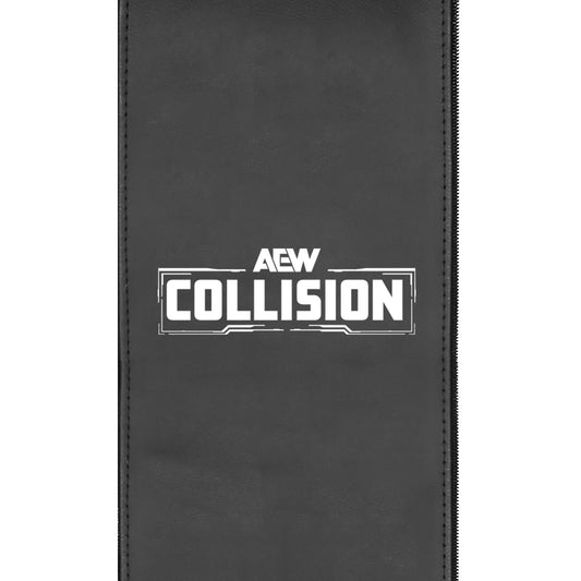 All Elite Wrestling Collision White Logo Panel