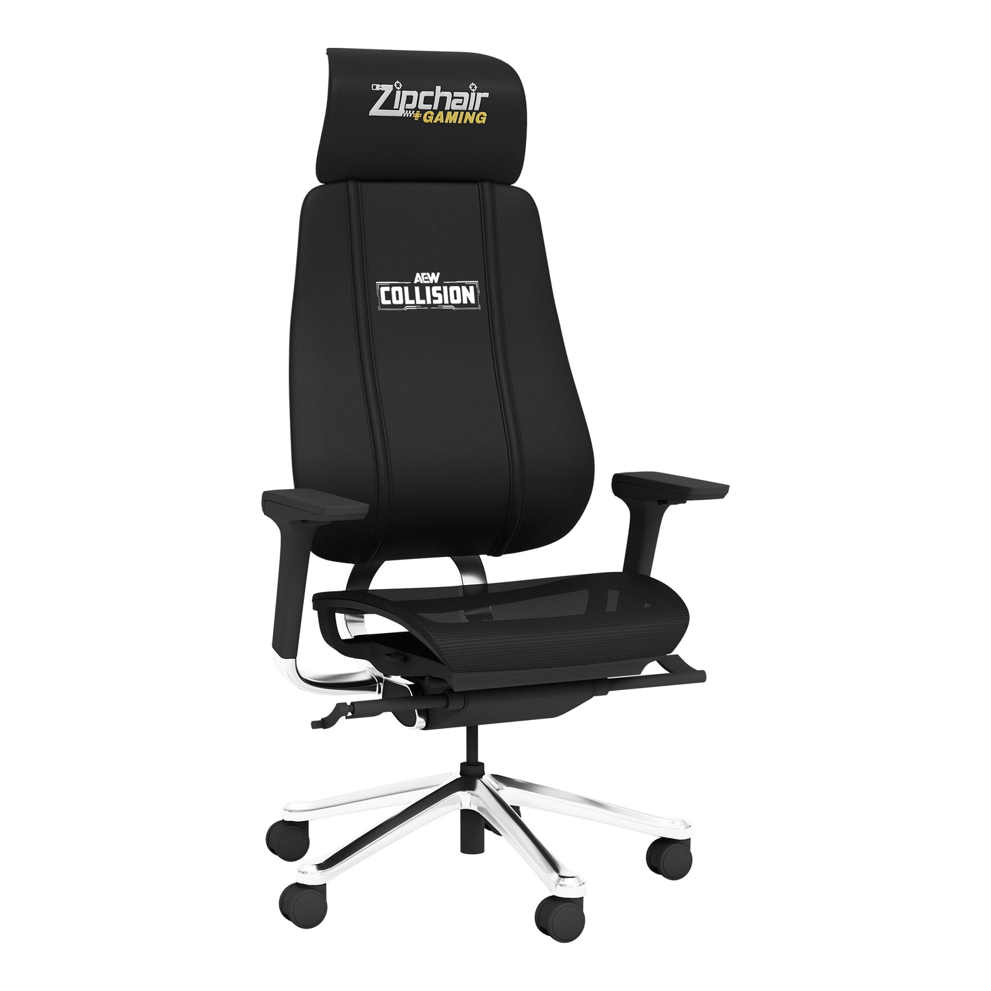 PhantomX Mesh Gaming Chair with  All Elite Wrestling Collision White Logo