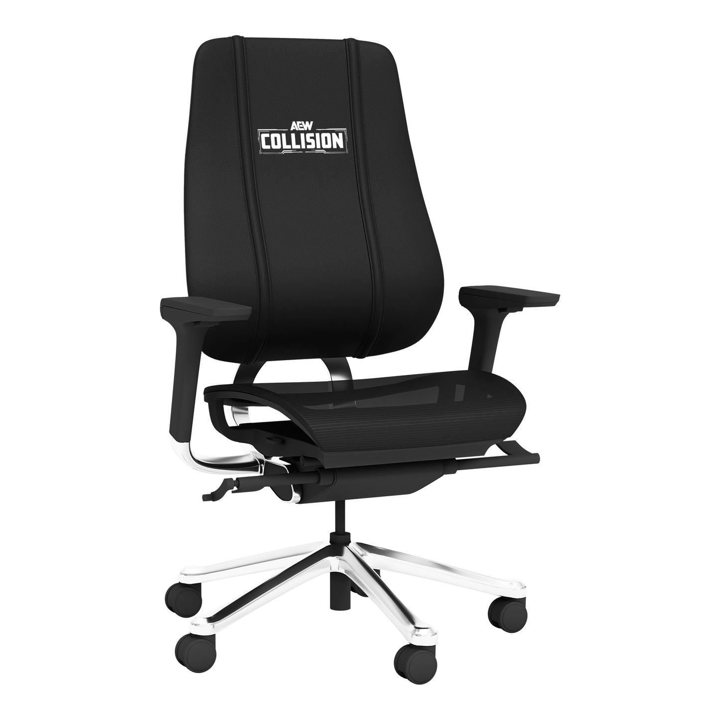 PhantomX Mesh Gaming Chair with  All Elite Wrestling Collision White Logo