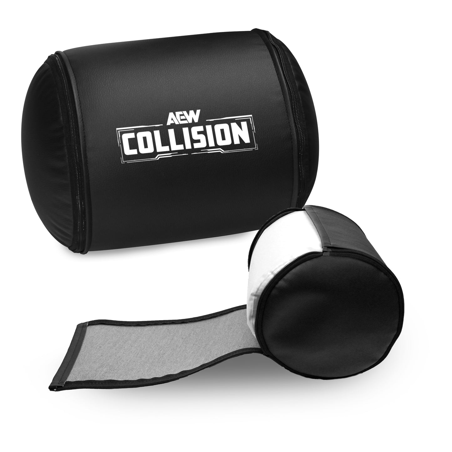 All Elite Wrestling Collision White Logo Panel