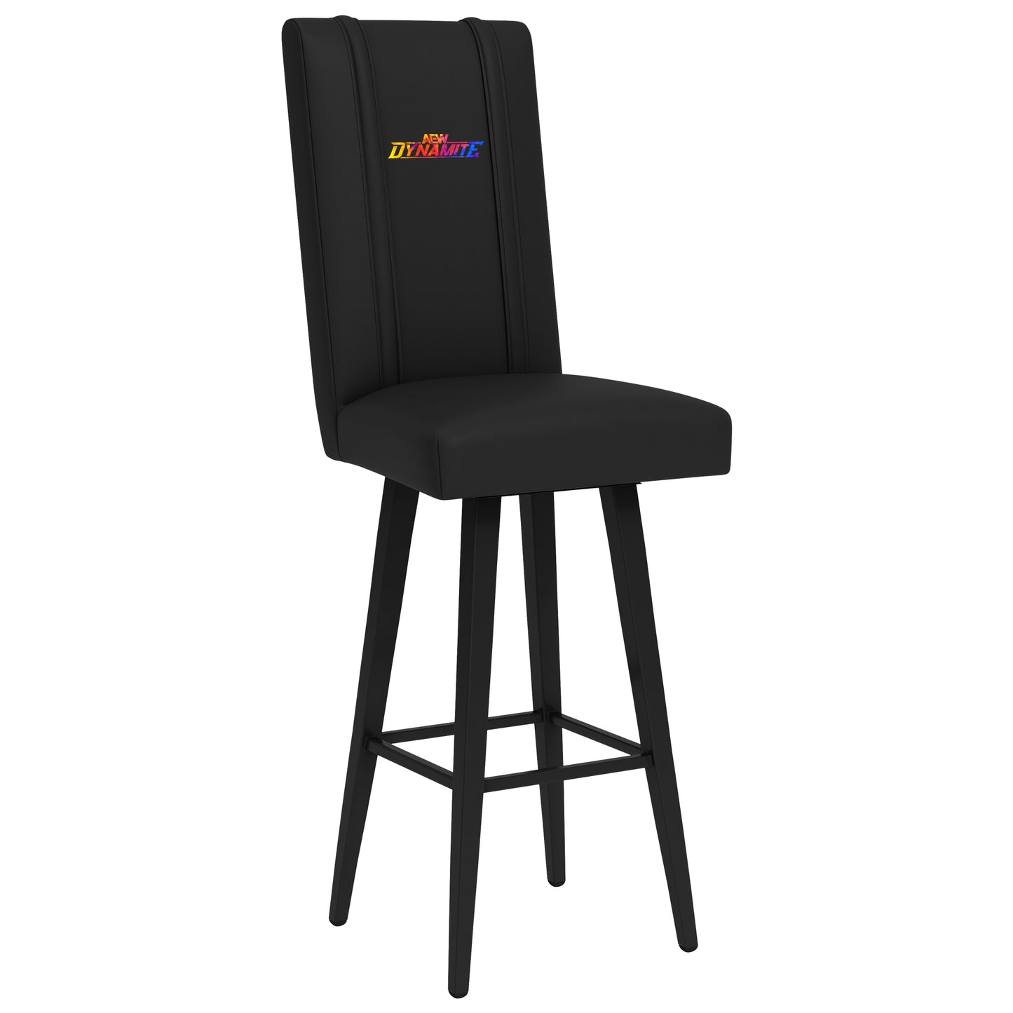 Swivel Bar Stool 2000 with  All Elite Wrestling Dynamite Color Logo