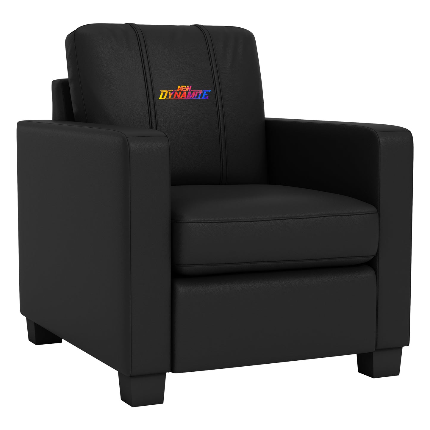 Dyno Stationary Club Chair with  All Elite Wrestling Dynamite Color Logo