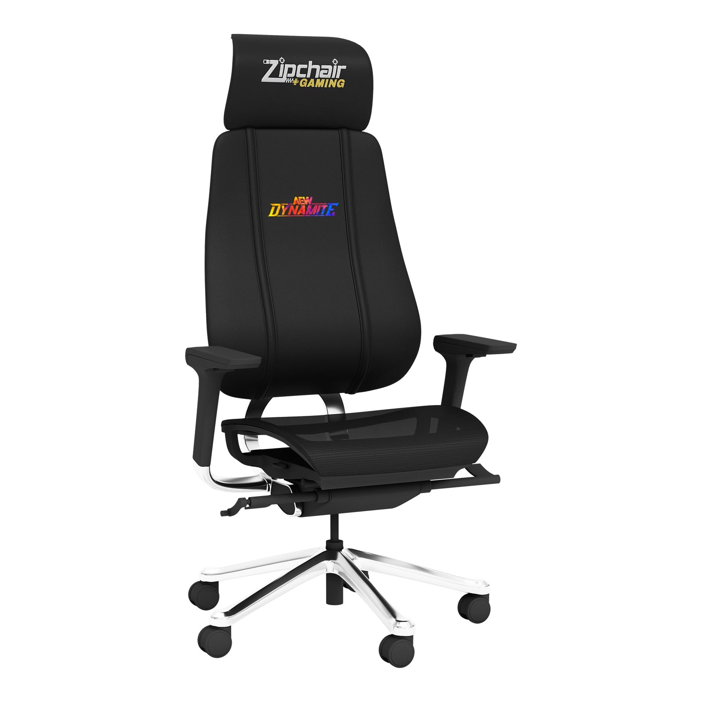 PhantomX Mesh Gaming Chair with  All Elite Wrestling Dynamite Color Logo