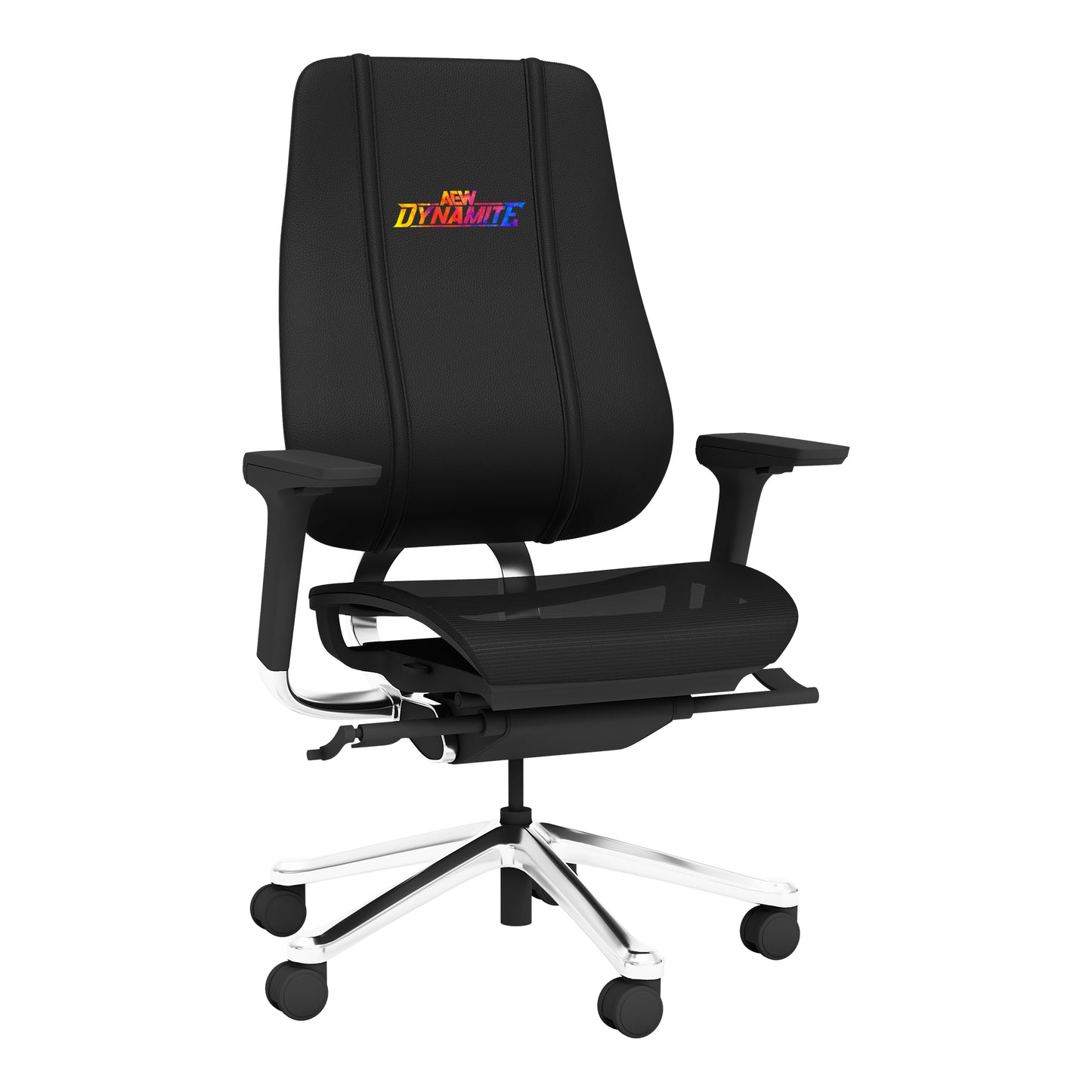 PhantomX Mesh Gaming Chair with  All Elite Wrestling Dynamite Color Logo