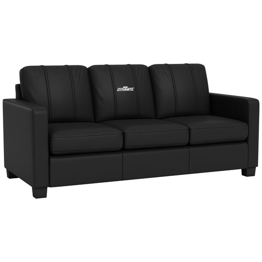 Dyno Stationary Sofa with  All Elite Wrestling Dynamite White Logo