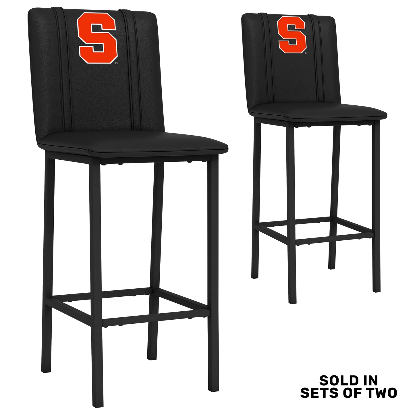 Bar Stool 500 with Syracuse Orange Primary Logo Set of 2