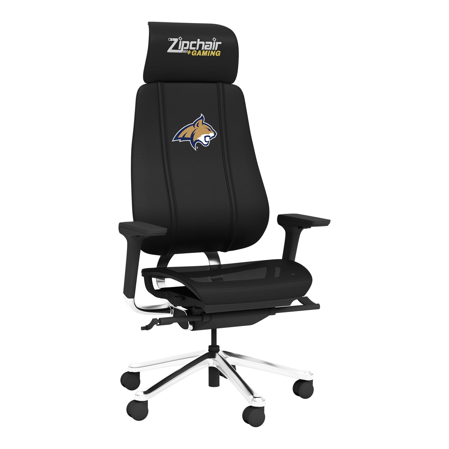 PhantomX Gaming Chair with Montana State Bobcats Primary Logo