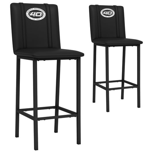 Bar Stool 500 with Hendrick Motorsports 40th Anniversary Logo Set of 2