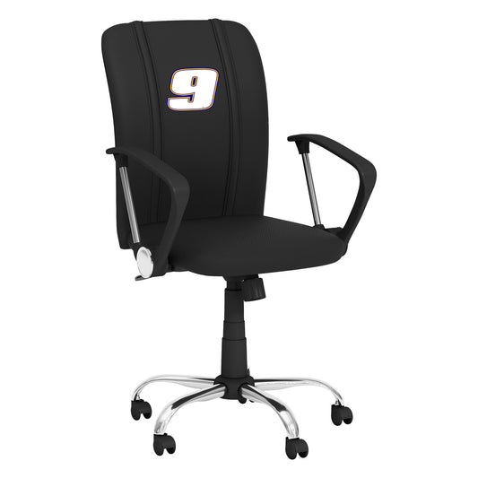 Curve Task Chair with  Chase Elliott #9 White Logo