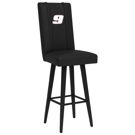 Swivel Bar Stool 2000 with  Chase Elliott #9 White Logo