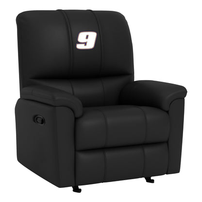 Rocker Recliner with Chase Elliott #9 White Logo