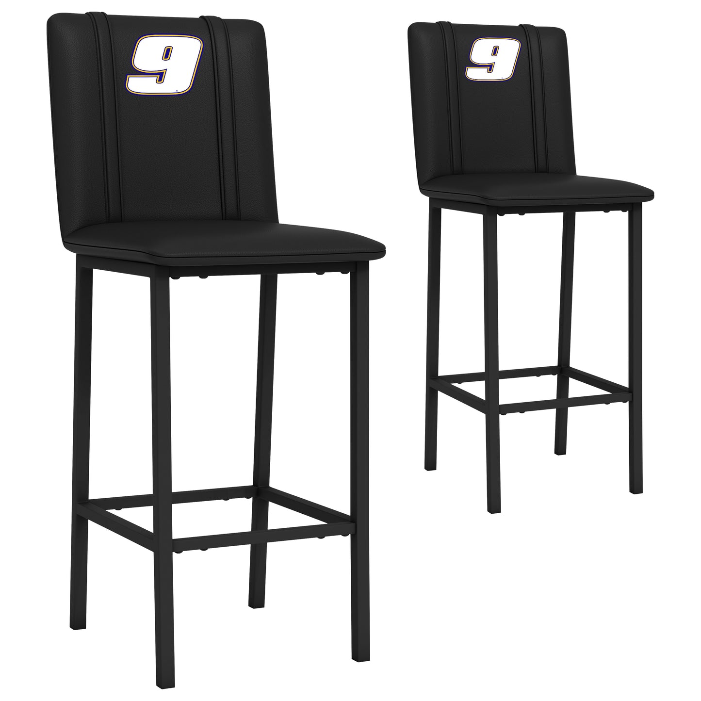 Bar Stool 500 with Chase Elliott #9 White Logo Set of 2