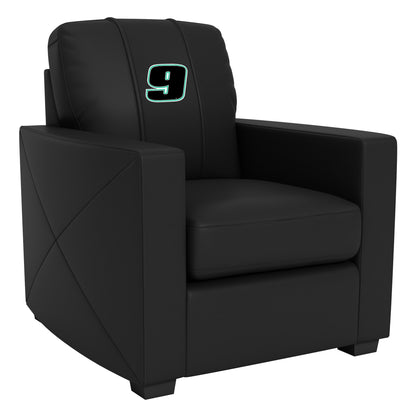 Silver Club Chair with  Chase Elliott #9 Black Logo