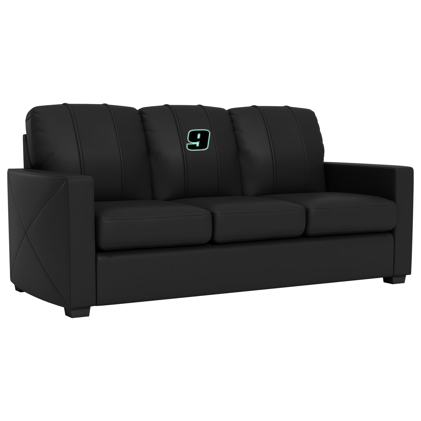 Silver Sofa with  Chase Elliott #9 Black Logo