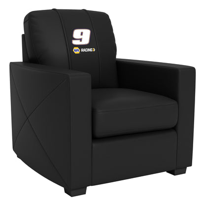 Silver Club Chair with  Chase Elliott #9 NAPA Racing Logo