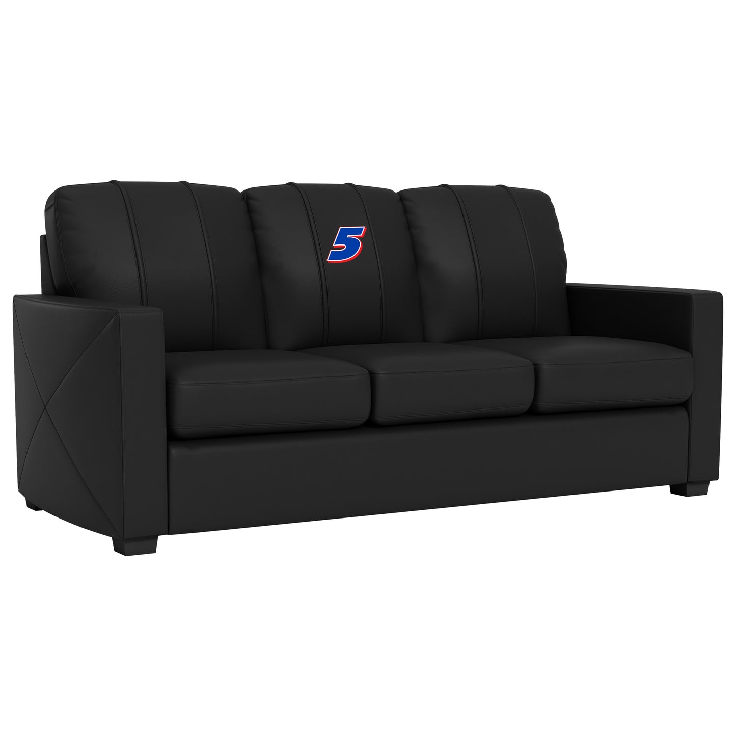 Silver Sofa with  Kyle Larson #5 Blue Logo