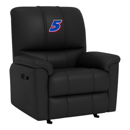 Rocker Recliner with Kyle Larson #5 Blue Logo