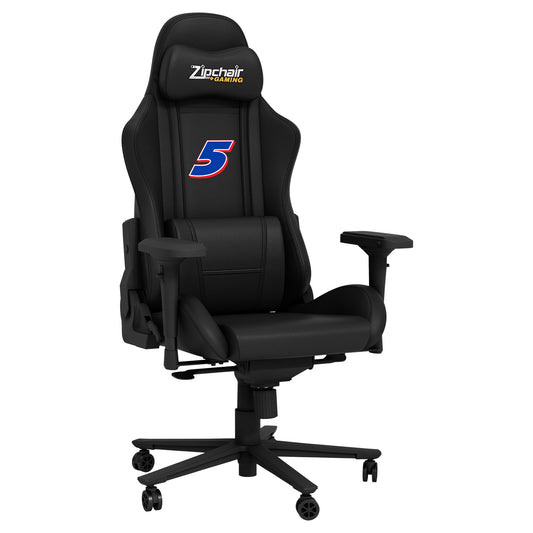 Xpression Pro Gaming Chair with  Kyle Larson #5 Blue Logo