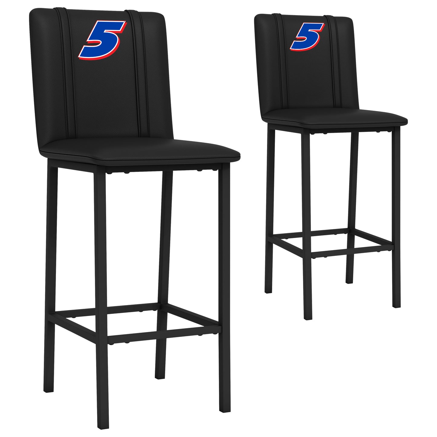 Bar Stool 500 with Kyle Larson #5 Blue Logo Set of 2