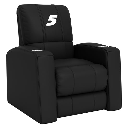 Relax Home Theater Recliner with  Kyle Larson #5 White Logo