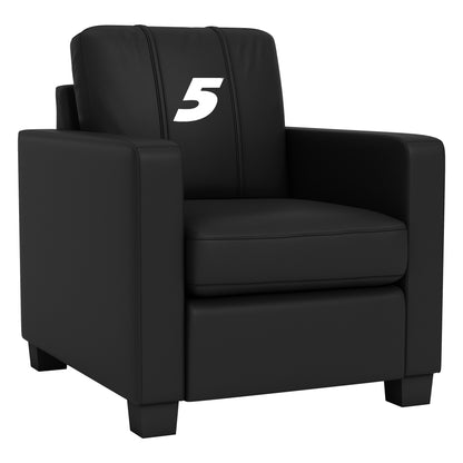 Dyno Stationary Club Chair with  Kyle Larson #5 White Logo