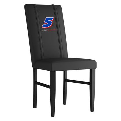 Side Chair 2000 with  Kyle Larson #5 Name Rail Logo Set of 2