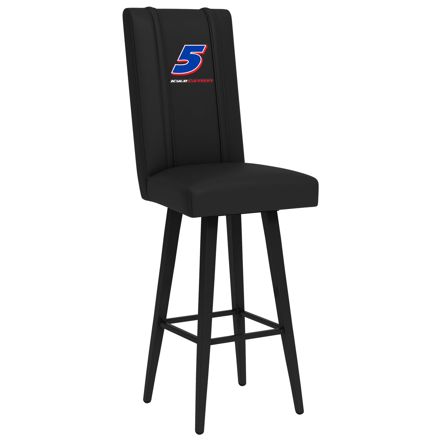 Swivel Bar Stool 2000 with  Kyle Larson #5 Name Rail Logo