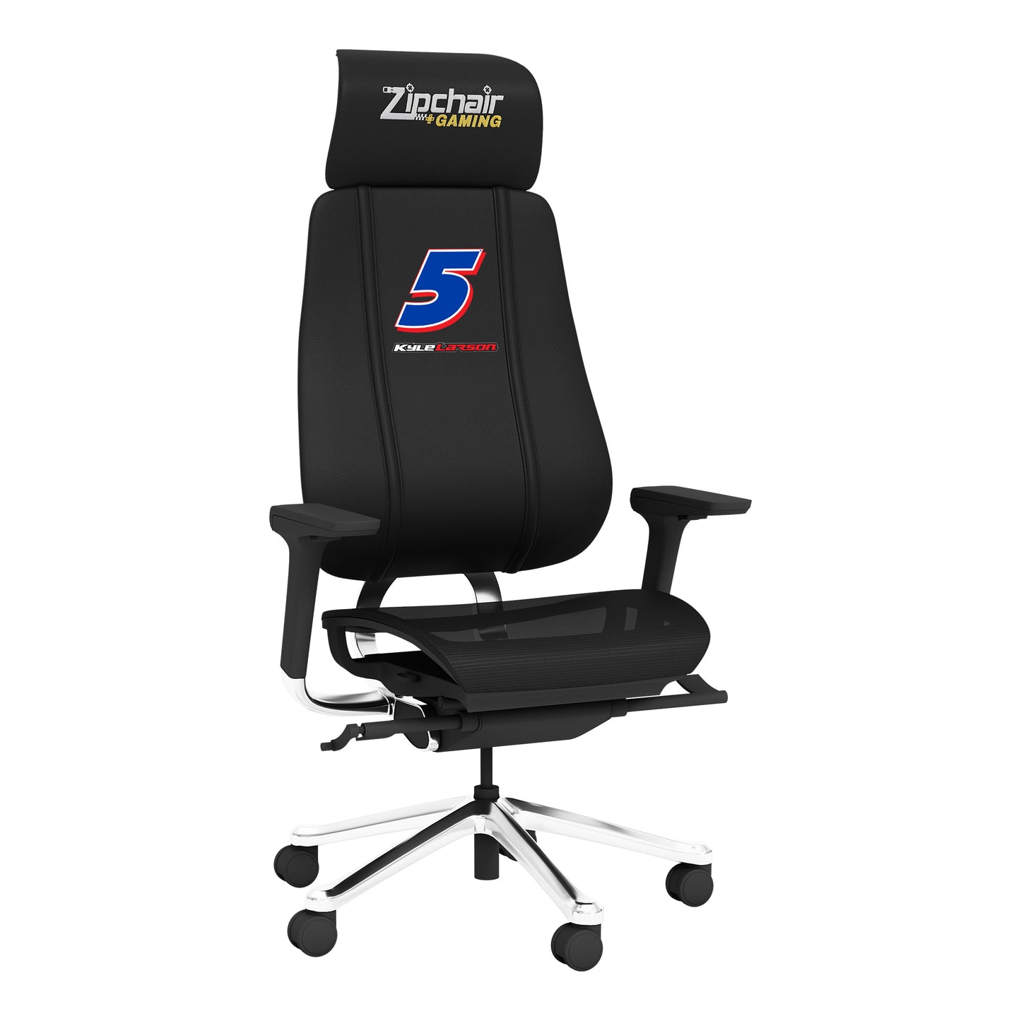 PhantomX Mesh Gaming Chair with  Kyle Larson #5 Name Rail Logo