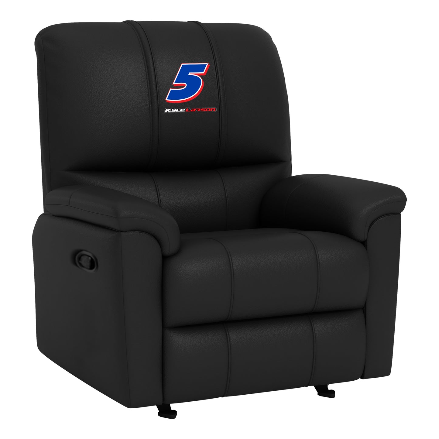 Rocker Recliner with Kyle Larson #5 Name Rail Logo