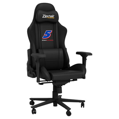 Xpression Pro Gaming Chair with  Kyle Larson #5 Name Rail Logo