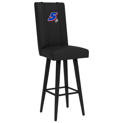 Swivel Bar Stool 2000 with  Kyle Larson #5 Signature Logo