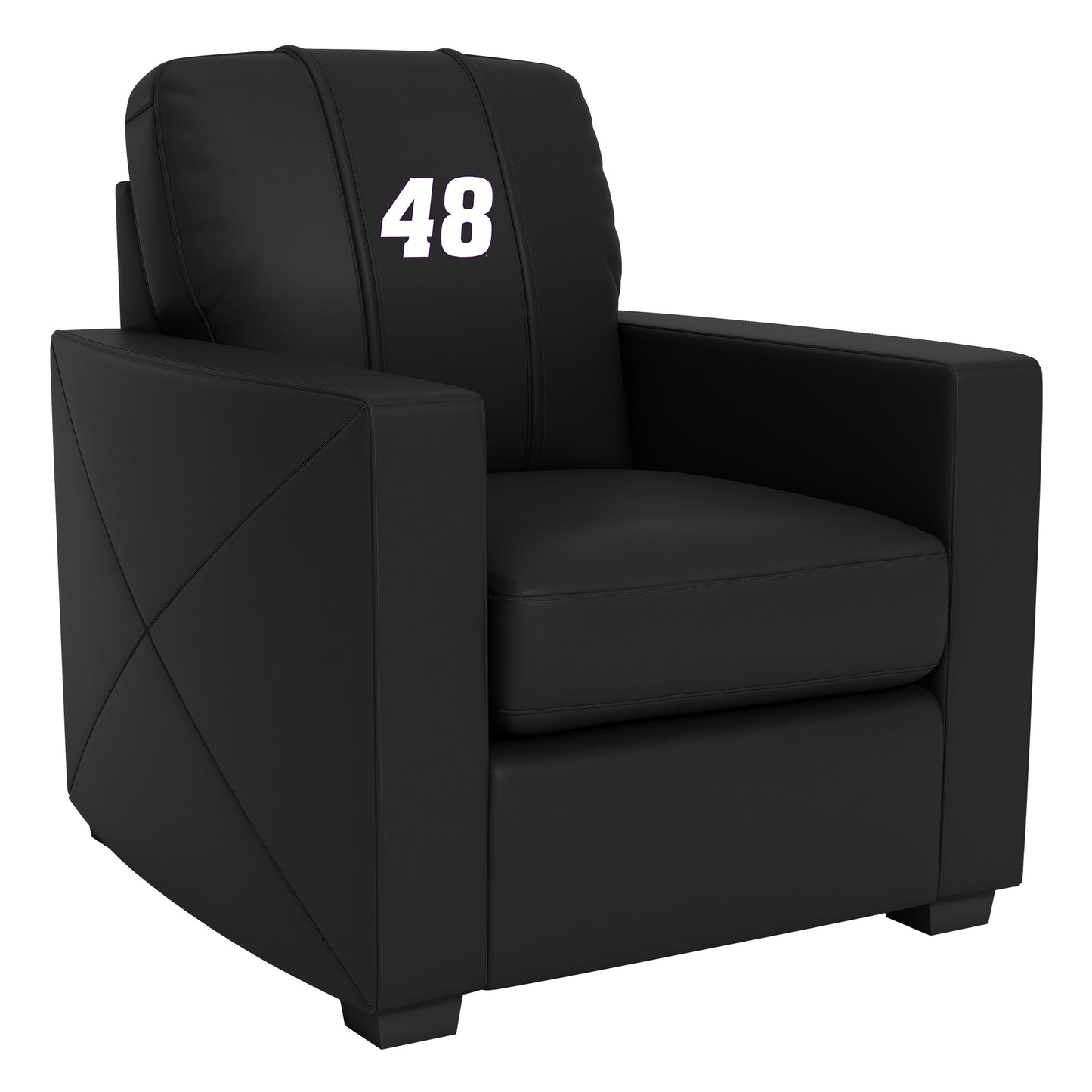 Silver Club Chair with  Alex Bowman #48 Logo