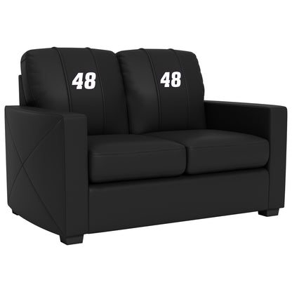 Silver Loveseat with  Alex Bowman #48 Logo