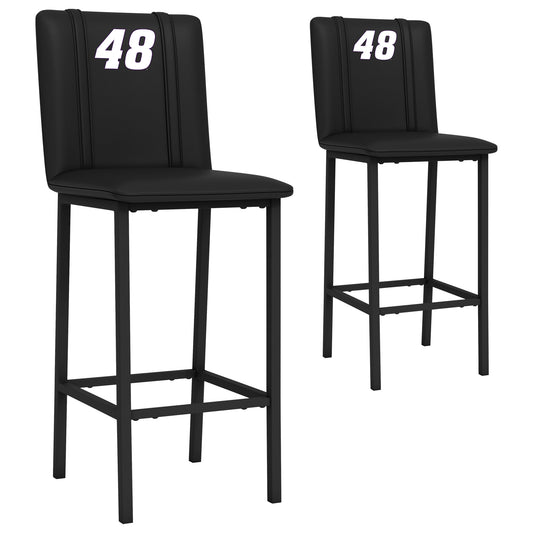 Bar Stool 500 with Alex Bowman #48 Logo Set of 2