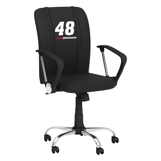 Curve Task Chair with  Alex Bowman #48 with Name Rail Logo