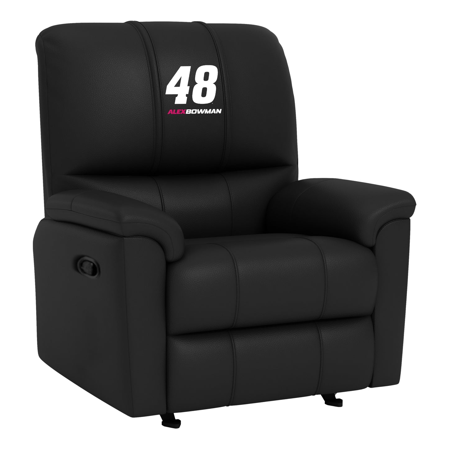 Rocker Recliner with Alex Bowman #48 with Name Rail Logo