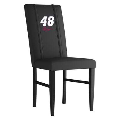 Side Chair 2000 with  Alex Bowman #48 with Signature Logo Set of 2