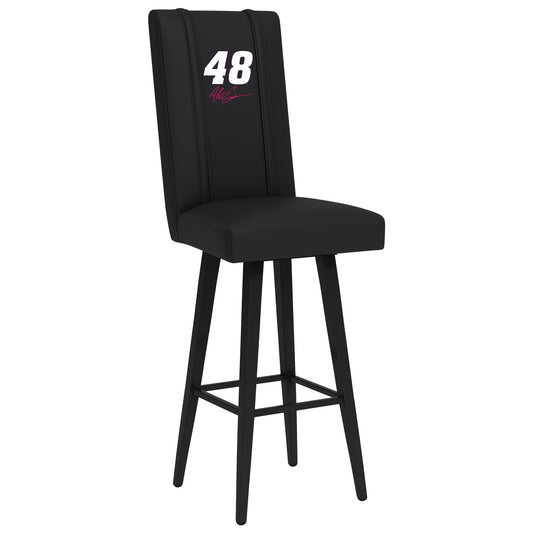 Swivel Bar Stool 2000 with  Alex Bowman #48 with Signature Logo