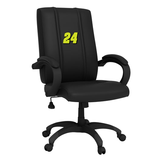 Office Chair 1000 with  William Byron #24 Green Logo