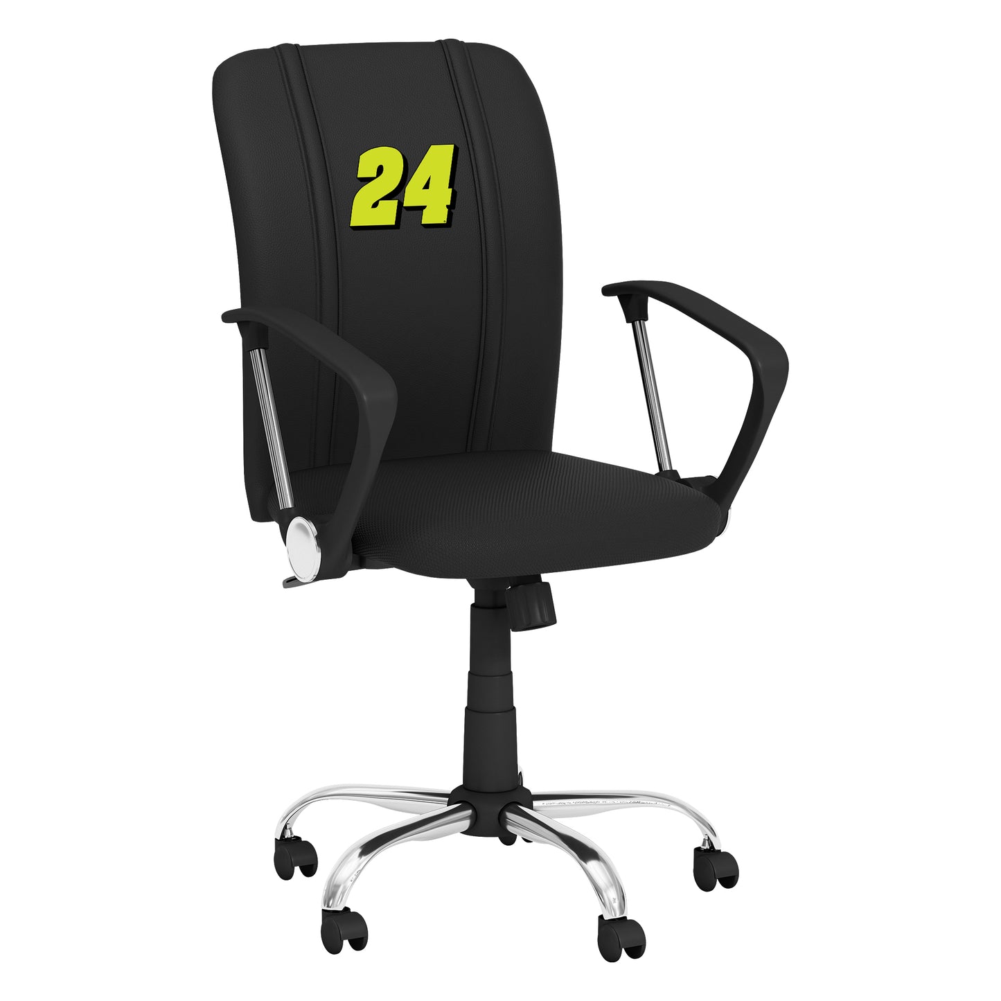 Curve Task Chair with  William Byron #24 Green Logo