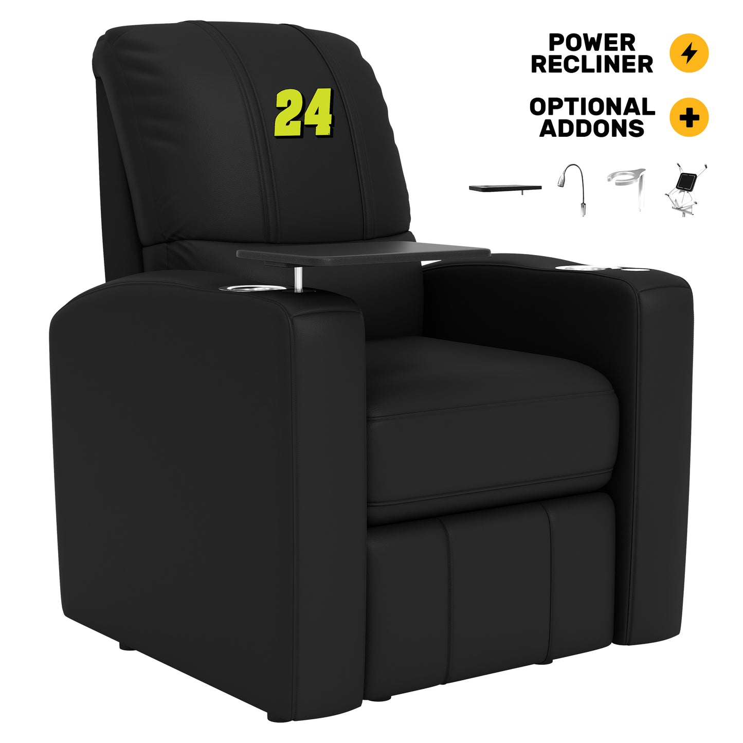 Stealth Power Plus Recliner with William Byron #24 Green Logo